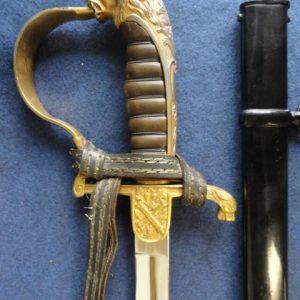 Imperial/Weimer Period Lion Head Sword w/Third Reich Sword Knot (#27532)